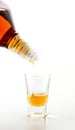 pouring wisky Royalty Free Stock Photo