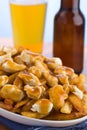Poutine with beer