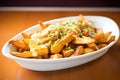 poutine with cheese curds and gravy