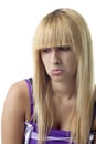 Pouting Girl Royalty Free Stock Photo