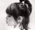 Pouting Lips and Pigtails Royalty Free Stock Photo