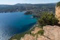 POV, Cassis village and Calanques National Park Royalty Free Stock Photo