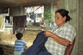 Poverty in Argentina in slum in Buenos Aires