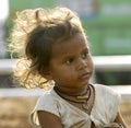 Poverty child Royalty Free Stock Photo