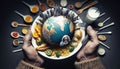 Poverty, world hunger,global poverty,food inequality due to the geopolitical situation in the world