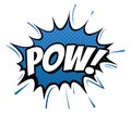 Pow Cartoon Comic Bubble expression