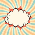 Pow cloud twirling background