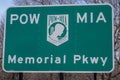 POW-MIA Memorial Parkway sign at the Belt Parkway