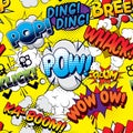 Pow seamless comics background