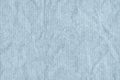 Powder Blue Striped Recycle Kraft Paper Coarse Crumpled Grunge Texture Royalty Free Stock Photo