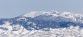 Powder day at Bogus Basin ski area in Boise, Idaho Royalty Free Stock Photo