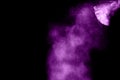 powder explosion Royalty Free Stock Photo