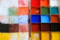 Powder paint colorful Royalty Free Stock Photo