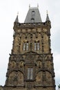 Powder Tower, a high Gothic tower in Prague, Czech Republic Royalty Free Stock Photo