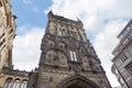 The Powder Tower and the Municipal Hall in Prague, capital of the Czech Republic. Royalty Free Stock Photo