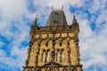Powder Tower in Prague Royalty Free Stock Photo