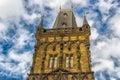 Powder Tower in Prague Royalty Free Stock Photo