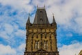 Powder Tower in Prague Royalty Free Stock Photo