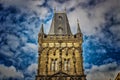 Powder Tower in Prague Royalty Free Stock Photo