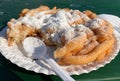 Powdered funnel cake