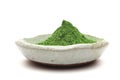 Powdered green tea Royalty Free Stock Photo