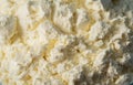 Powdered milk formula for baby food, macro, background. Healthy microbiota Royalty Free Stock Photo