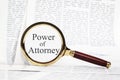 Power of Attorney Concept Royalty Free Stock Photo