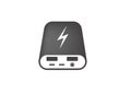 A power bank charger portable icon vector illustration on a white background