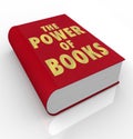 The Power of Books Words on Book Cover Importance Reading Royalty Free Stock Photo