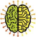 Power brain logo