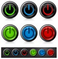 Power button icon Royalty Free Stock Photo