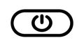 Power Button Icon for On Off Functionality, vector design Generative AI Royalty Free Stock Photo