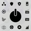 power button icon. web icons universal set for web and mobile Royalty Free Stock Photo