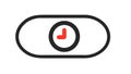 Power Button Timer Icon, On Off Schedule Control, vector design Generative AI Royalty Free Stock Photo