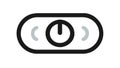 Power Button Toggle Icon, Control and On Off, vector design Generative AI Royalty Free Stock Photo