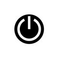 Power Button Icon Vector Design Royalty Free Stock Photo