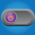 power button. Vector illustration decorative design Royalty Free Stock Photo