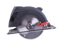 Power circle saw on the background Royalty Free Stock Photo