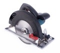 Power circle saw on the background Royalty Free Stock Photo