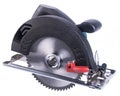 Power circle saw on the background Royalty Free Stock Photo