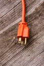 Power cord plug Royalty Free Stock Photo