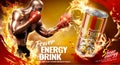Power energy drink ads