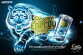 Power energy drink ads Royalty Free Stock Photo