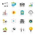 Power and energy production icons