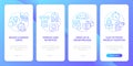 Power of familiarity in web design blue gradient onboarding mobile app screen