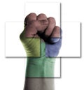 Power fist isolated Royalty Free Stock Photo