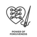 Power of forgiveness Royalty Free Stock Photo