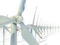 Power generation wind turbines