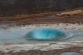 Power of geysir Royalty Free Stock Photo