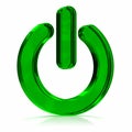 Power On Green Icon